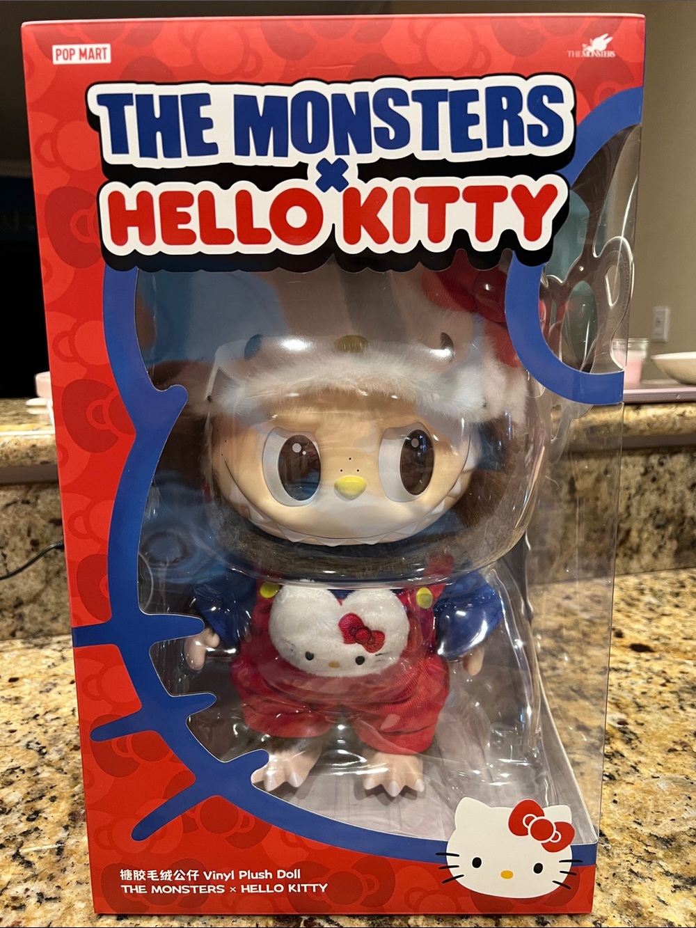 The Monsters x Hello Kitty Plush Doll NIB